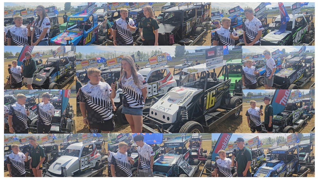 Future of Speedway Ministock Drivers Interviews @ Huntly Speedway